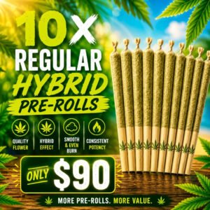 10 Regular Hybrid Pre-Rolls