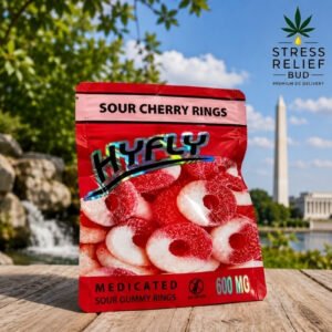 HYFLY Premium Sour Cherry Rings – Infused Gummies