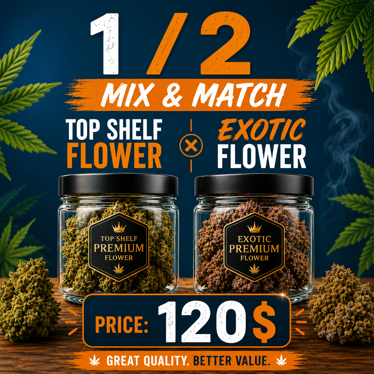 1/2 Mix and Match Flower deal